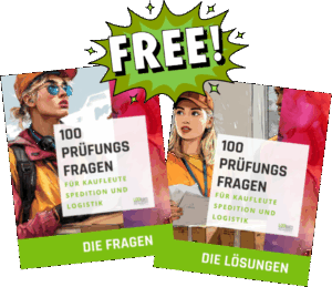Cover 100 Prüfungsfragen Abschlussprüfung Spedition und Logistikdienstleistung